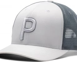 PUMA Men's Trucker 110 Golf Hat Bright White