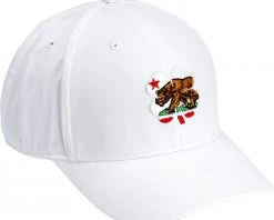 Black Clover Men's Cali Classic Snapback Golf Hat White -Golf Hats Sales Store unnamed file 1061