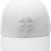 Black Clover Men's Perf 4 Fitted Golf Hat White -Golf Hats Sales Store unnamed file 1062