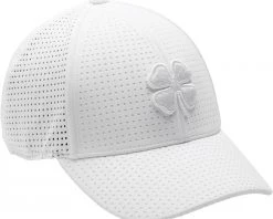 Black Clover Men's Perf 4 Fitted Golf Hat White -Golf Hats Sales Store unnamed file 1065