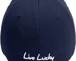 Black Clover Men's Flew Waffle 12 Fitted Golf Hat Navy -Golf Hats Sales Store unnamed file 1091