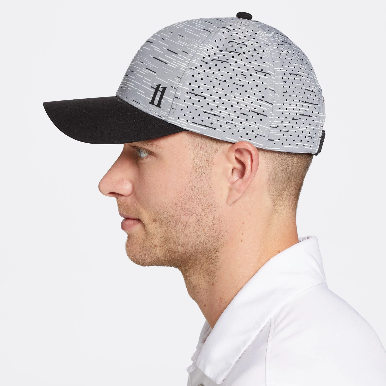 Walter Hagen Men's Perfect 11 Golf Cap Navy Palms 5 Walter Hagen Men's Perfect 11 Golf Cap Navy Palms - Image 3