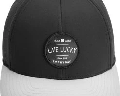 Black Clover Men's Dual Luck Snapback Golf Hat