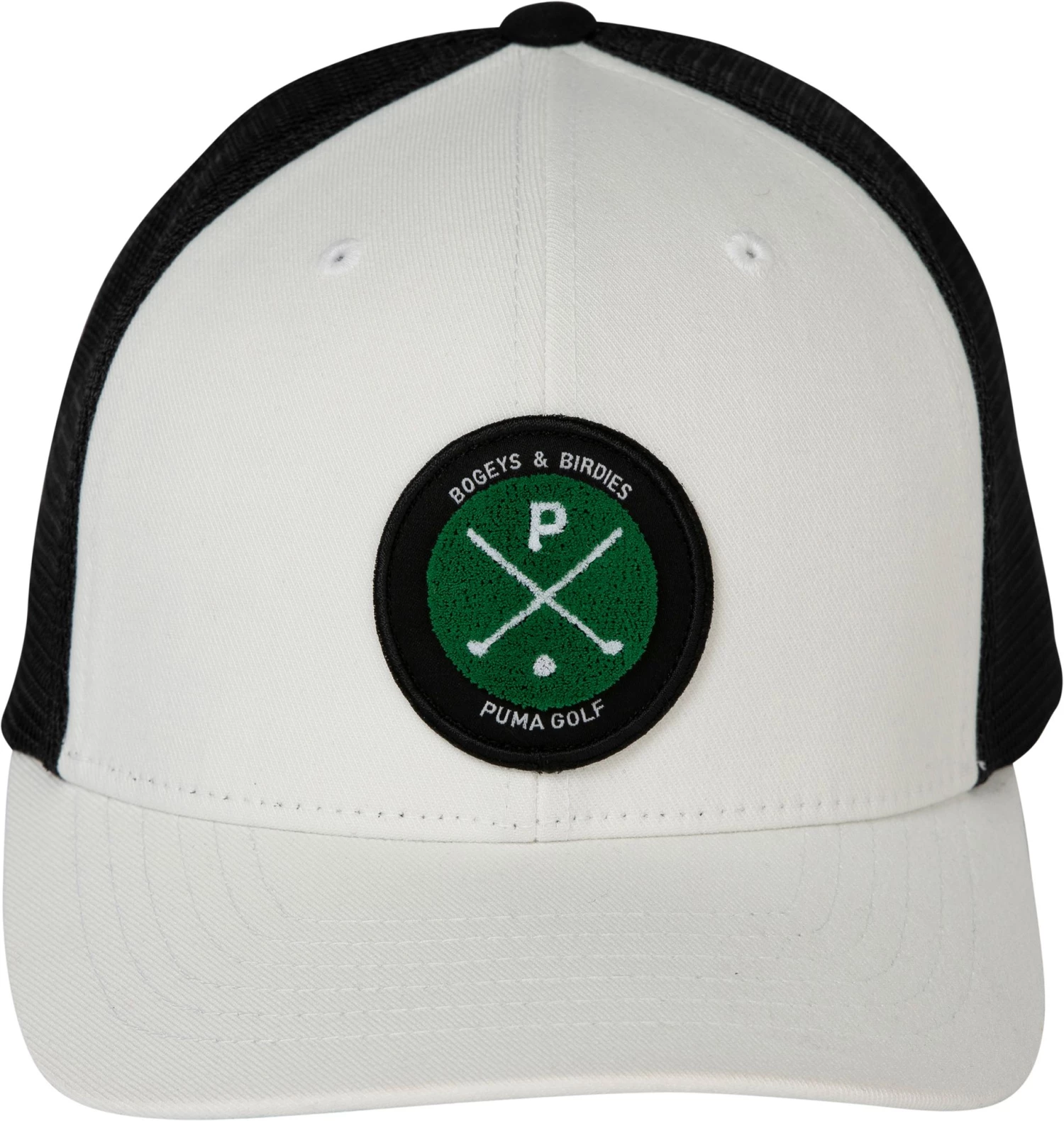 PUMA Men's Partender Snapback Golf Hat White/black 5 PUMA Men's Partender Snapback Golf Hat White/black - Image 3