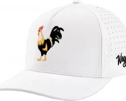 Waggle Golf Men's Feelin' Cocky Hat White