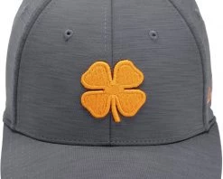 Black Clover Bravo 3 Fitted Golf Hat For Men Charcoal