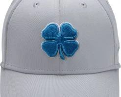 Black Clover Men's Premium Clover 103 Fitted Golf Hat Silver