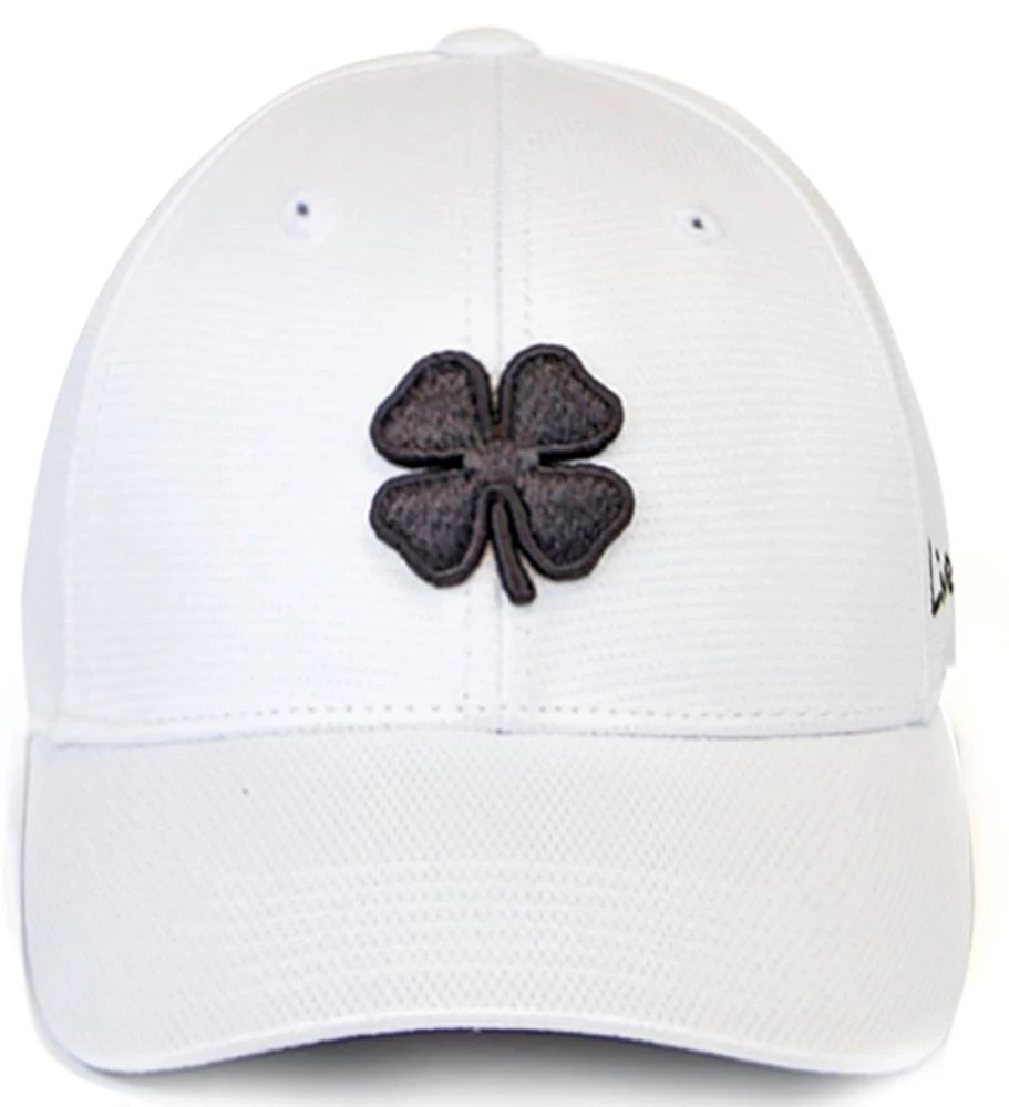Black Clover Men's Pro Luck Golf Hat Black/white 3 Black Clover Men's Pro Luck Golf Hat Black/white