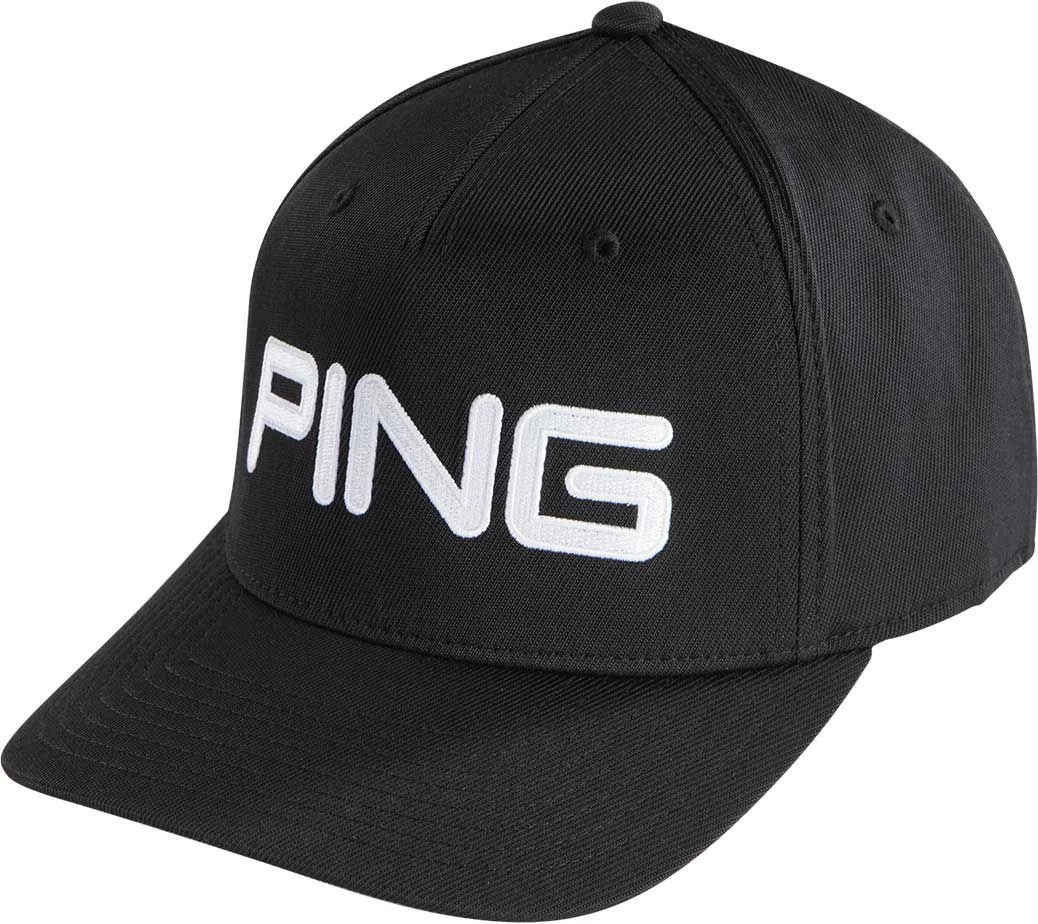 PING Men's Tour Structured Golf Hat Black/white 3 PING Men's Tour Structured Golf Hat Black/white