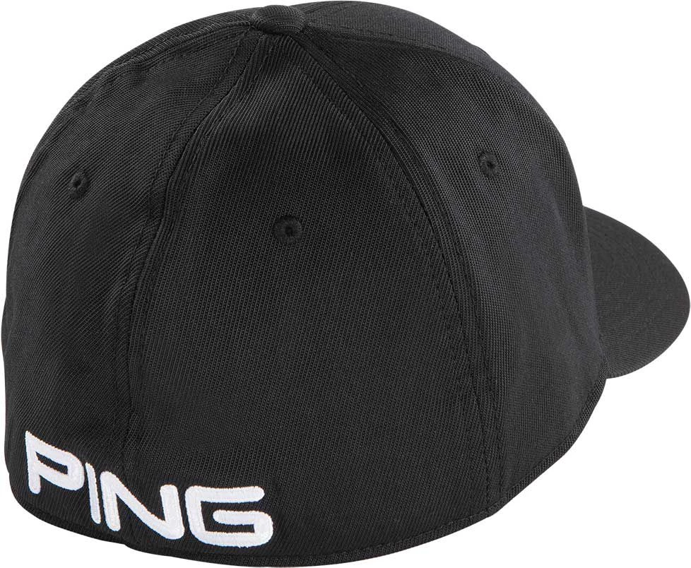 PING Men's Tour Structured Golf Hat Black/white 4 PING Men's Tour Structured Golf Hat Black/white - Image 2
