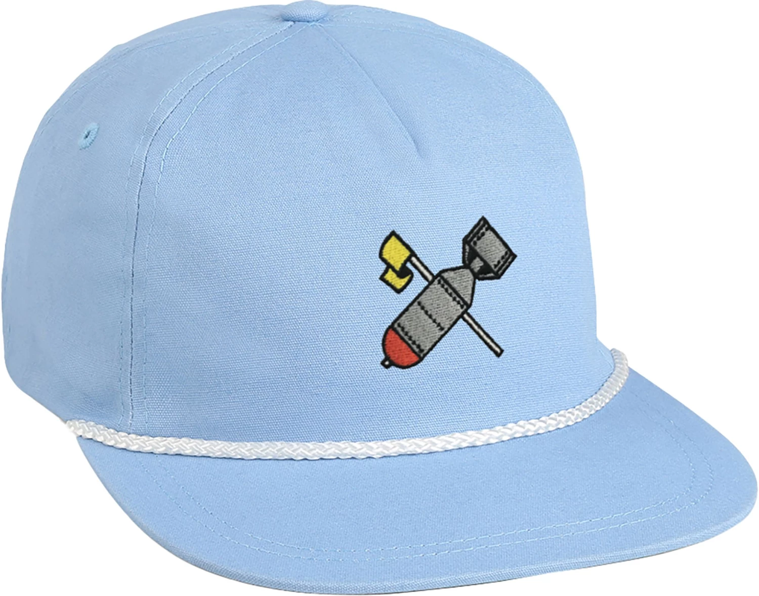 Imperial Men's Hitting Bombs Original Rope Golf Hat Light Blue/white 3 Imperial Men's Hitting Bombs Original Rope Golf Hat Light Blue/white