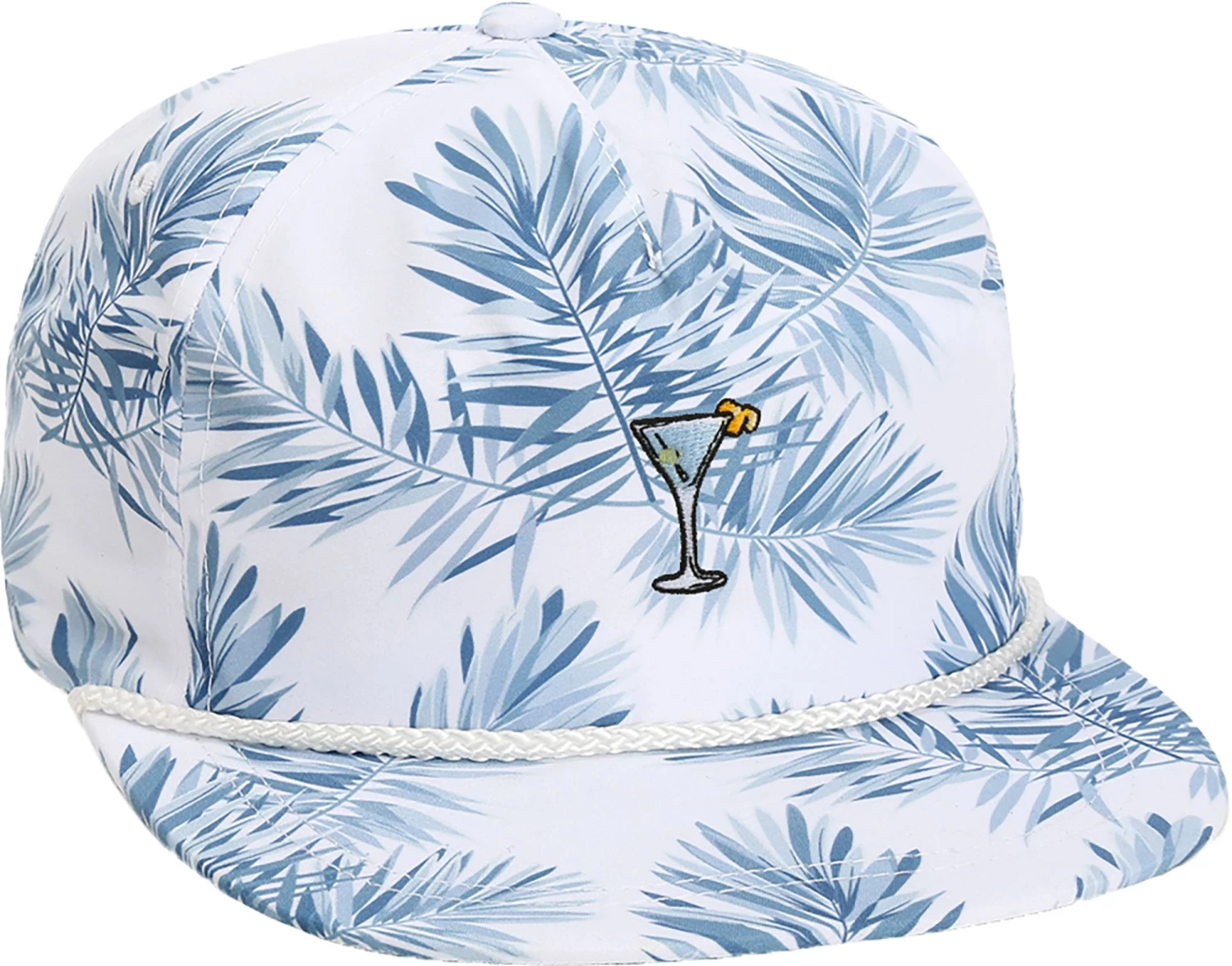 Imperial Men's The Dry Martini Floral Rope Golf Hat White/blue 3 Imperial Men's The Dry Martini Floral Rope Golf Hat White/blue