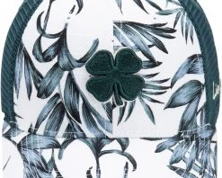 Black Clover Men's Island Luck 10 Snapback Golf Hat Teal