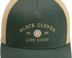 Black Clover Back Country Snapback Golf Hat For Men Dark Green