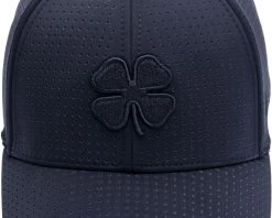 Black Clover Men's Perf 5 Fitted Golf Hat Navy