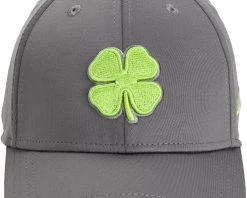 Black Clover Men's Premium Clover 101 Fitted Golf Hat Charcoal