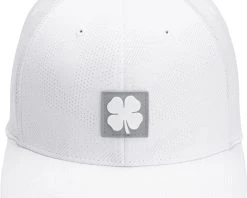 Black Clover Men's Fresh Luck 6 Fitted Golf Hat White