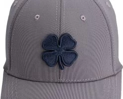 Black Clover BC Pure 2 Fitted Golf Hat For Men Grey