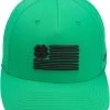 Black Clover Men's Clover Nation 14 Snapback Golf Hat Kelly Green -Golf Hats Sales Store unnamed file 1431