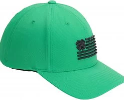 Black Clover Men's Clover Nation 14 Snapback Golf Hat Kelly Green -Golf Hats Sales Store unnamed file 1434