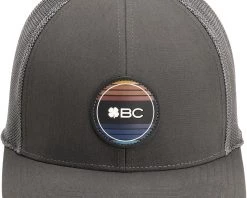 Black Clover Men's Horizon Snapback Golf Hat Charcoal