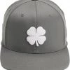 Black Clover Men's Clover Tropics Snapback Golf Hat Grey