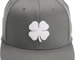 Black Clover Men's Clover Tropics Snapback Golf Hat Grey