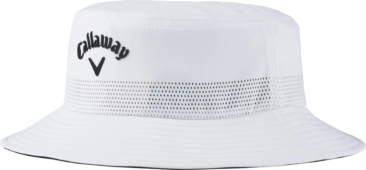 Callaway Men's CG Bucket Golf Hat White 7 Callaway Men's CG Bucket Golf Hat White - Image 5