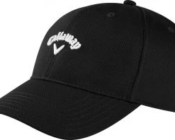 Callaway Men's Stretch Fitted Hat Black/white