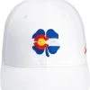 Black Clover Men's Colorado Classic Snapback Golf Hat White