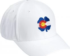 Black Clover Men's Colorado Classic Snapback Golf Hat White -Golf Hats Sales Store unnamed file 1543