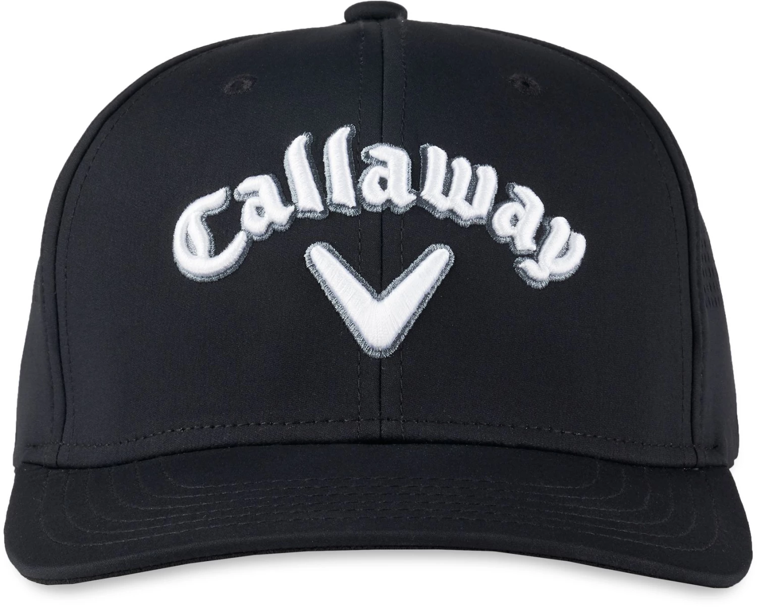Callaway Men's Riviera 21 Golf Hat Charcoal/blue 3 Callaway Men's Riviera 21 Golf Hat Charcoal/blue