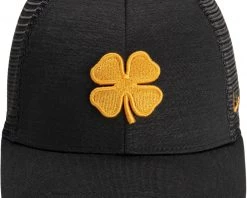 Golf Hats Sales Store 30 Black Clover Men's Lucky Heather Mesh Fitted Golf Hat