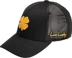 Black Clover Men's Lucky Heather Mesh Fitted Golf Hat -Golf Hats Sales Store unnamed file 1554