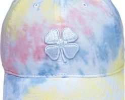Golf Hats Sales Store 16 Black Clover Women's Happiness Golf Hat Tie Dye