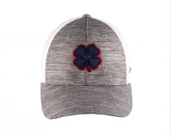 Golf Hats Sales Store 14 Black Clover Men's Perfect Luck #1 Golf Hat Grey/white