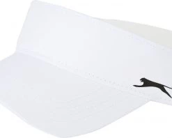 Golf Hats Sales Store 6 Slazenger Women's Tech Elastic Golf Visor White