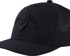 Callaway Men's 2022 Riviera Fitted Golf Cap Black/black