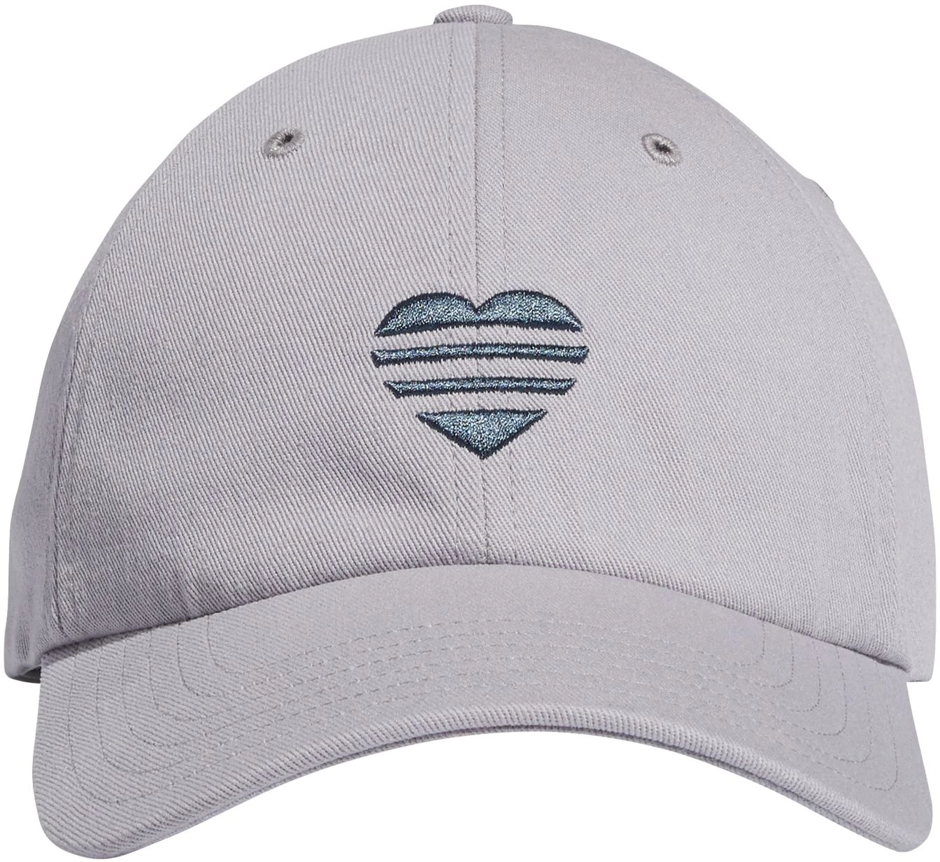 Adidas Women's 2020 3-Stripe Heart Golf Hat Berry 4 Adidas Women's 2020 3-Stripe Heart Golf Hat Berry - Image 2