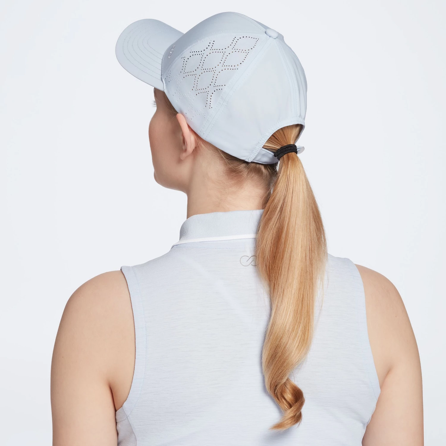 Calia Women's Golf Perforated Cap White 4 Calia Women's Golf Perforated Cap White - Image 2