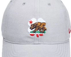 Black Clover Men's California Flag Cloud Golf Hat Grey