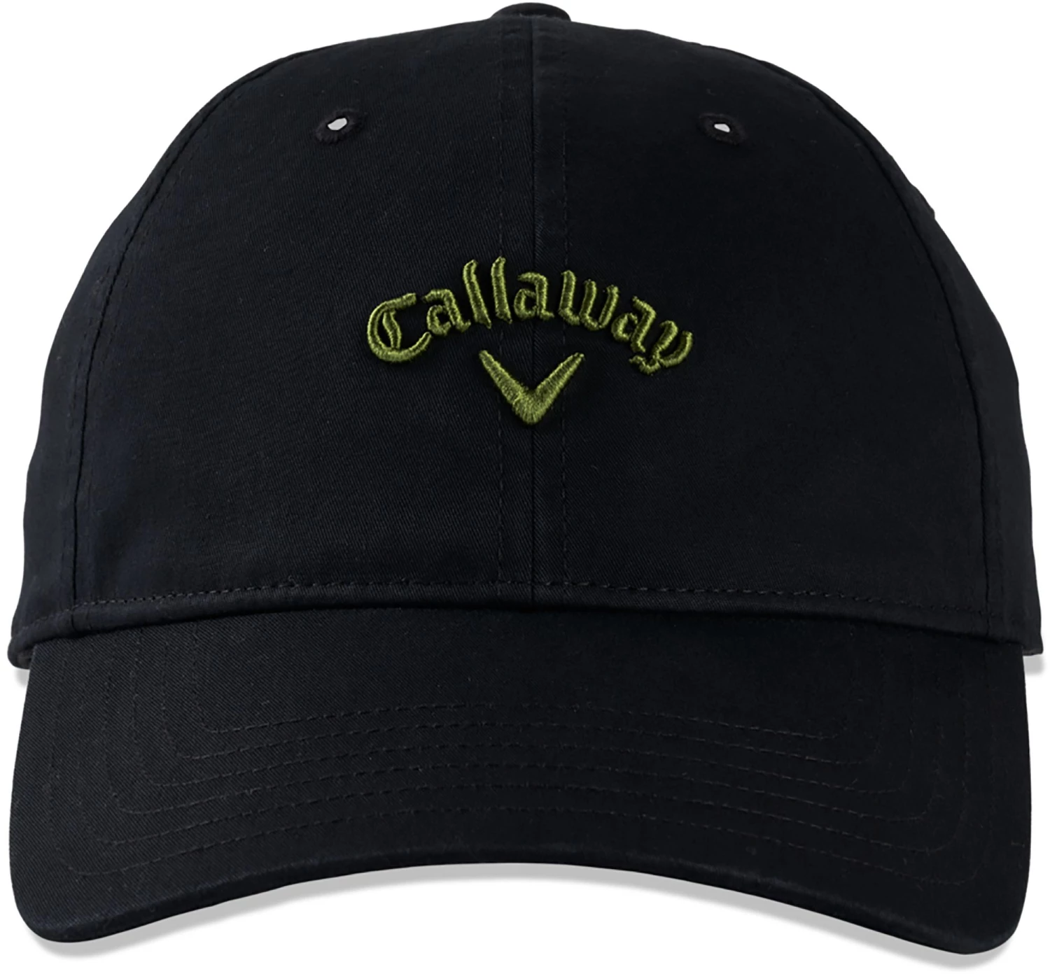 Callaway Men's 2022 Heritage Twill Golf Hat White/kelly Green 4 Callaway Men's 2022 Heritage Twill Golf Hat White/kelly Green - Image 2