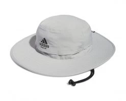 Adidas Men's Wide Brim Golf Sun Hat Grey