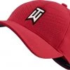 Nike Men's 2020 AeroBill Tiger Woods Heritage86 Perforated Golf Hat Gym Red/black