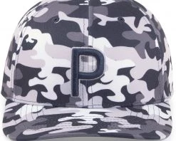 PUMA Men's P 110 Camo Snapback Golf Hat Navy Blazer/high Rise