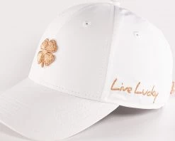 Black Clover Women's Hollywood 4 Golf Hat Rose Gold/white -Golf Hats Sales Store unnamed file 279