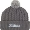 Titleist Men's Cable Knit Pom Pom Golf Hat Grey -Golf Hats Sales Store unnamed file 280