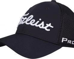 Titleist Men's Tour Sports Mesh Golf Hat White/black