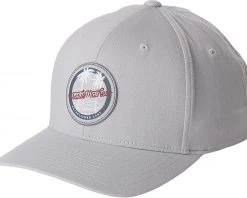 TravisMathew Men's Home Free Flexback Golf Hat Heather Sleet