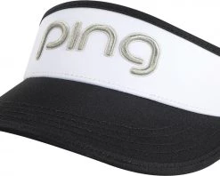 PING Women's Golf Visor Black/white/silver
